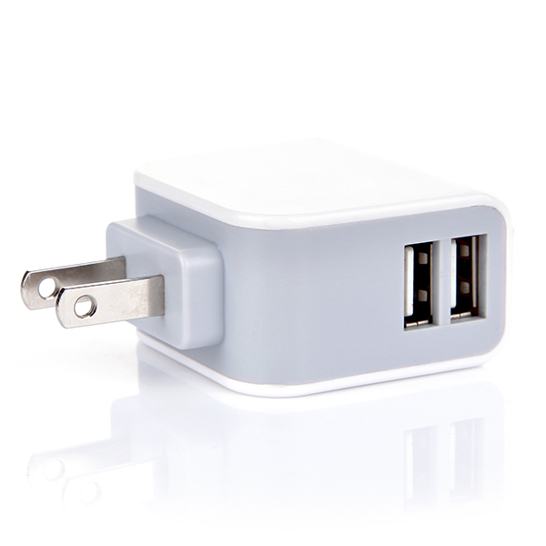 英規(guī)、美規(guī)、歐規(guī)3.1A雙USB充電器-ST30